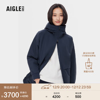 AIGLE艾高20MTD防风防雨保暖户外保暖棉服女士外套 帝国深蓝 AQ231 L(170/92A)