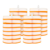 妙潔 妙洁易净抛一次性清洁刷厕所刷多效型马桶刷替换装4包28片装