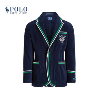 Polo Ralph Lauren 拉夫劳伦男装 经典款修身版温布尔登棉西装外套RL16973 410-海军蓝 36 S