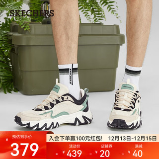 SKECHERS 斯凯奇 Outdoor Mens系列 男子跑鞋 894233/NTGR 自然色/绿色 41