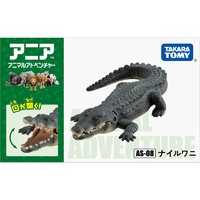 TAKARA TOMY 多美 TOMY多美安利亚动物模型仿真儿童认知野生动物尼罗鳄鱼玩具487982