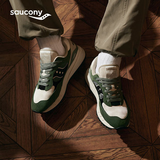 Saucony索康尼SHADOW 6000RE男女运动休闲鞋复古运动鞋绿米黑