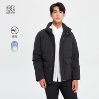 KOLON SPORT可隆SECO羽绒夹克男户外防风鹅绒中量羽绒服 黑色BK 180/XL