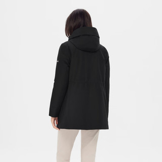 AIGLE艾高20GORE-TEX防风防雨保暖保暖棉服女士外套 黑色 AQ202 38(165/88A)