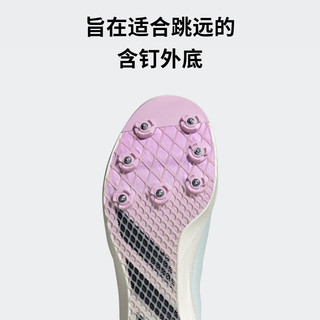 adidas阿迪达斯ADIZERO LJ男女全速争胜舒适田径跑步鞋ID7244 白色/绿色/黑色 48(295mm)