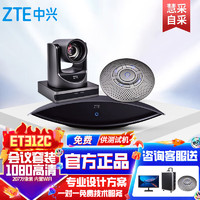 中兴（ZTE）ZXV10 ET312 C-VA视频高清会议摄像头终端 远程会议分体机套装 双路1080P视频（含A100麦克风）