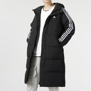 阿迪达斯 （adidas）男女装23冬季长款羽绒服冬季连帽运动服保暖防风夹克外套 IT8714 2XL