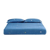BLISS 百丽丝 水星家纺出品纯棉床笠罩床罩保护套床垫保护套床笠单件1.8x2米