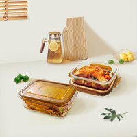 CORELLE 康宁餐具 Snapware 多规格微波炉加热玻璃饭盒便当餐盒保鲜盒