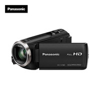 松下V180/V385摄像机 直播家用 会议记录  高清画质便携DV 90倍智能变焦 五轴光学防抖 HC-V180GK 【套餐一】