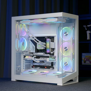 PHANTEKS 追风者 NV9白无立柱全视景海景房电脑机箱(上限420/480水冷EATX/SSI-CEB/ARGB双通道灯控/Type-c)