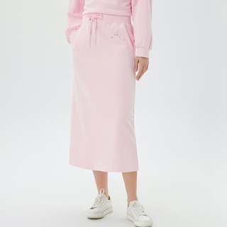 Gap 盖璞 女装秋季LOGO法式圈织软卫裙590997运动半身长裙