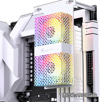JONSBO 喬思伯 NF-2 內存散熱器 ARGB白色（5020風扇*2/5V ARGB光效/主動散熱/支持M-ATX版型）