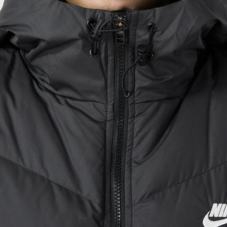 耐克（NIKE）羽绒服男士冬季 23运动服中长款工装休闲衣连帽防风保暖棉服 FB8180-010/晒图退10 3XL(190/104A)