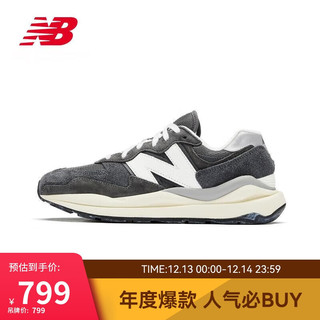 NEW BALANCE 男鞋女鞋5740系列潮流百搭舒适轻便休闲鞋M5740VL1 39.5