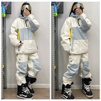 单双板滑雪服套装女全套男款成人裤子大码专业防水款保暖装备