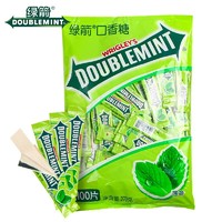 DOUBLEMINT 绿箭 口香糖盒装100片装