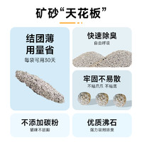 美宝仕 钠基矿石猫砂矿砂膨润土除臭抑菌猫沙低尘不沾底4.5kg