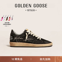 GOLDEN GOOSE 女鞋 Ball Star 小脏鞋复古休闲通勤黑色板鞋 黑色 36码230mm