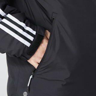 阿迪达斯 （adidas） 棉服羽绒服男 冬季羽绒服连帽防风御寒加厚保暖棉衣外套棉袄 HN2123/含绒量80% L(150-160斤)