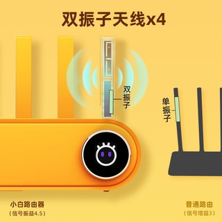 Ruijie 锐捷 路由器小白 wifi6千兆无线智能超强高速 X30Pro家用 wifi穿墙