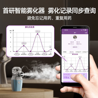 来福士(feellife)手持网式雾化器儿童成人医用家用雾化机咳嗽哮喘支气管呼吸雾化器锂电充电轻音喷雾仪器