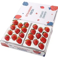 兰怜 大凉山红颜99草莓 大果4盒（15粒单盒净重300g+）
