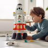 汇乐玩具 星际火箭太空玩具早教拼装积木男孩STEAM周岁3-6岁