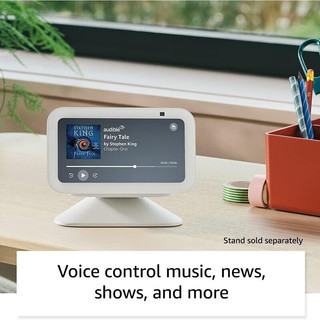 Amazon Echo Show 5 5英寸智能显示器音箱音响 2023第三代 黑色-带支架