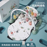 贝易蓝牙脚踏钢琴新生婴儿健身架玩具0-6月1岁宝宝摇铃礼盒