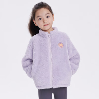 森马（Semir）童装儿童外套20女童温暖珊瑚绒男童宝宝洋气上衣 粉紫70028 140cm