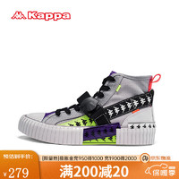 KAPPA卡帕帆布鞋男女板鞋运动休闲鞋款跑步鞋潮鞋球鞋 K0AW5VS50-138 38