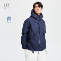 KOLON SPORT可隆COMFY联名羽绒服户外超轻保暖鹅绒夹克 藏蓝NV 175/L