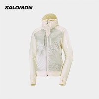 萨洛蒙（Salomon）女款 户外运动休闲轻量防风保暖棉服外套 ELIXIR HYBRID HD INSUL 香草色 C21087 M