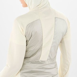 萨洛蒙（Salomon）女款 户外运动休闲轻量防风保暖棉服外套 ELIXIR HYBRID HD INSUL 香草色 C21087 M