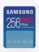 SAMSUNG 三星 PRO Plus 全尺寸 256GB SD存储卡，高达 180 MB/秒，V30无反光镜相机