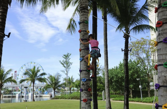 周末清明端午不加价，媲美长隆+亚特平替！海南富力海洋欢乐世界度假区凯悦酒店 凯悦大床房1晚（含2大2小早餐+简餐/下午茶+酒店亲子活动等）