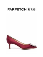 MANOLO BLAHNIK 女士Hangisi 中跟鞋FARFETCH发发奇