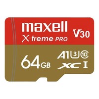 maxell 麦克赛尔 MXMSDX-64G Micro-SD存储卡 64GB（UHS-III、V30、U3、A1）