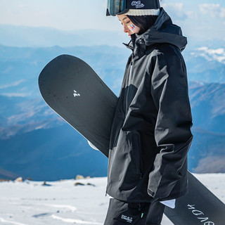 John snow男女双单板滑雪服套装潮牌韩国宽松防水保暖杜邦棉