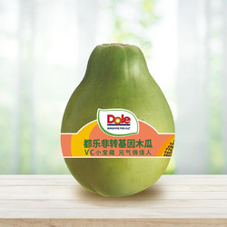 Dole 都乐 进口木瓜 2粒装 单果600g 巨大果