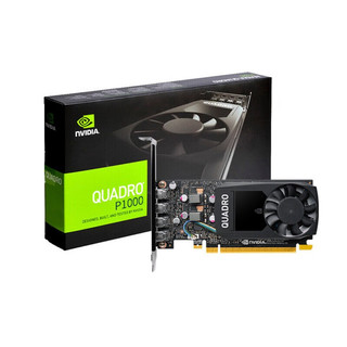 丽台（LEADTEK）NVIDIA  P1000 4G GDDR5建模/绘图/美工设计专业图形显卡   NVIDIA  P1000 4G 工业包装