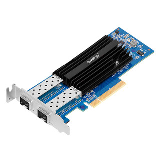 群晖（Synology） NAS双端口以太网适配器 10GbE SFP+光口万兆网卡 E10G21-F2