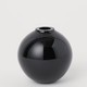H&M 玻璃花瓶 黑色030