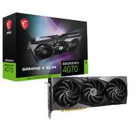 MSI 微星 小魔龙  GeForce RTX 4070 GAMING X SLIM 12G 显卡