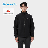 Columbia哥伦比亚户外男子银点保暖抓绒旅行休闲外套PM4518 011黝黑色 M(175/96A)