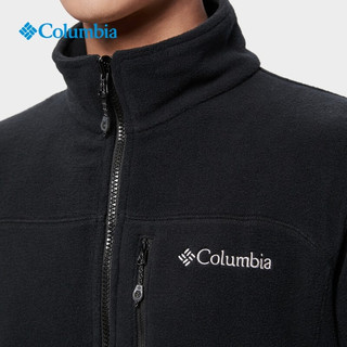 Columbia哥伦比亚户外男子银点保暖抓绒旅行休闲外套PM4518 011黝黑色 M(175/96A)