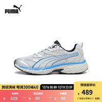 彪马（PUMA） 男女同款复古休闲鞋 MORPHIC POP 392983 浅灰色-深蓝色-02 42.5