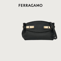 Salvatore Ferragamo 菲拉格慕 Ferragamo）女士黑色牛皮革手袋 0768846