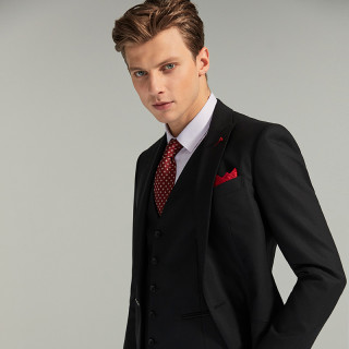 报喜鸟 张若昀款商务羊毛西装套装男婚庆西服